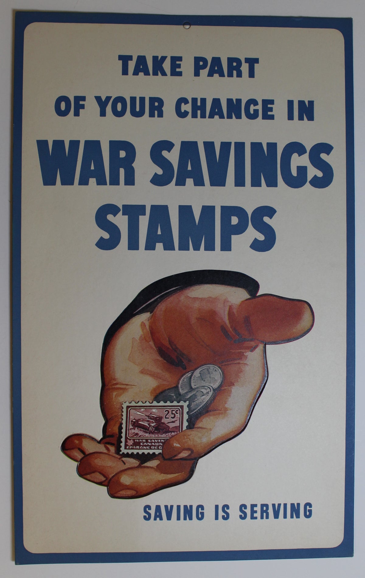 0000WS2602 - World War II - War Savings Stamp Counter Poster, MINT