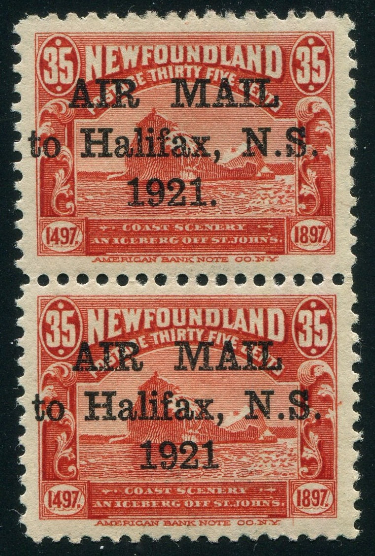 0273NF2508 - Newfoundland C3, C3b - Mint Vertical Pair