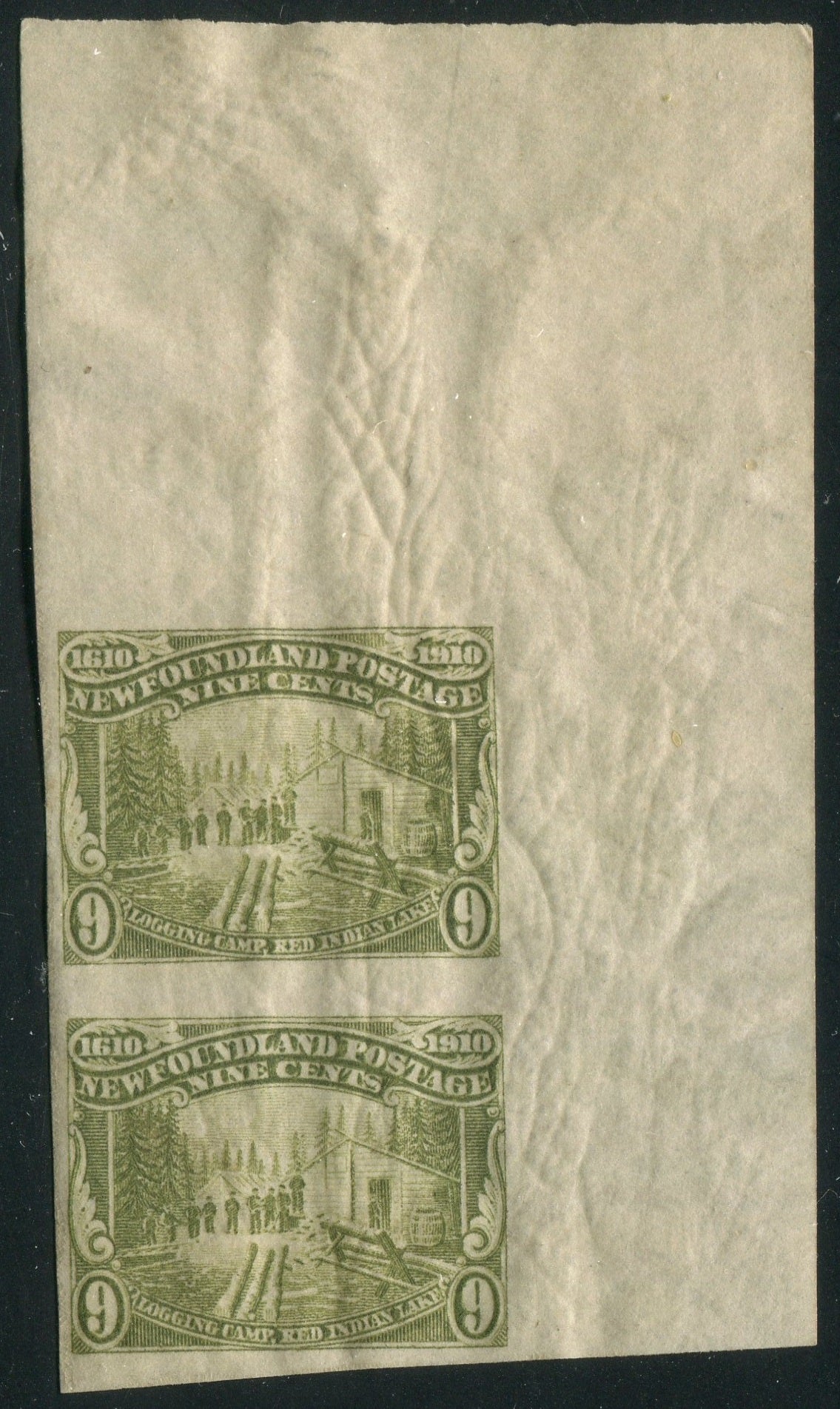 0100NF2608 - Newfoundland #100a - Mint Imperf Pair