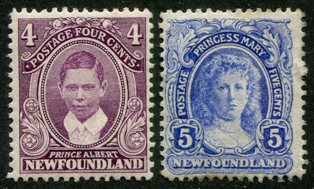 0107NF2610 - Newfoundland #107, 108 - Mint