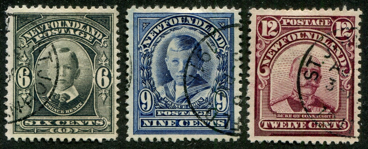 0109NF2603 - Newfoundland #109, 111, 113 - Used