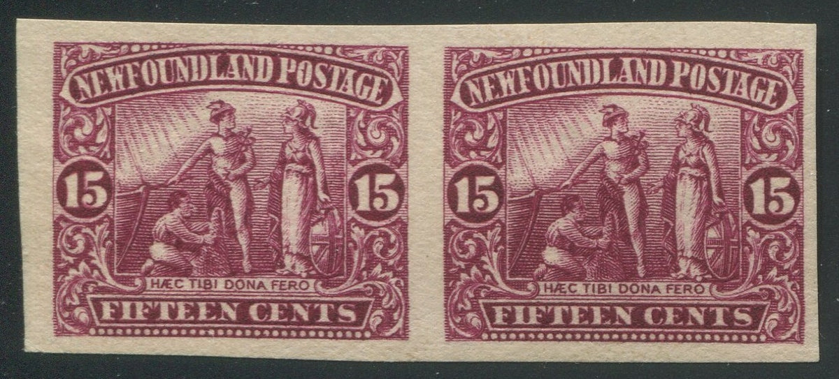 0114NF2403 - Newfoundland #114a - Mint Imperf Pair