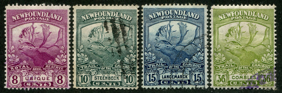 0121NF2603 - Newfoundland #121, 122, 124, 126 - Used