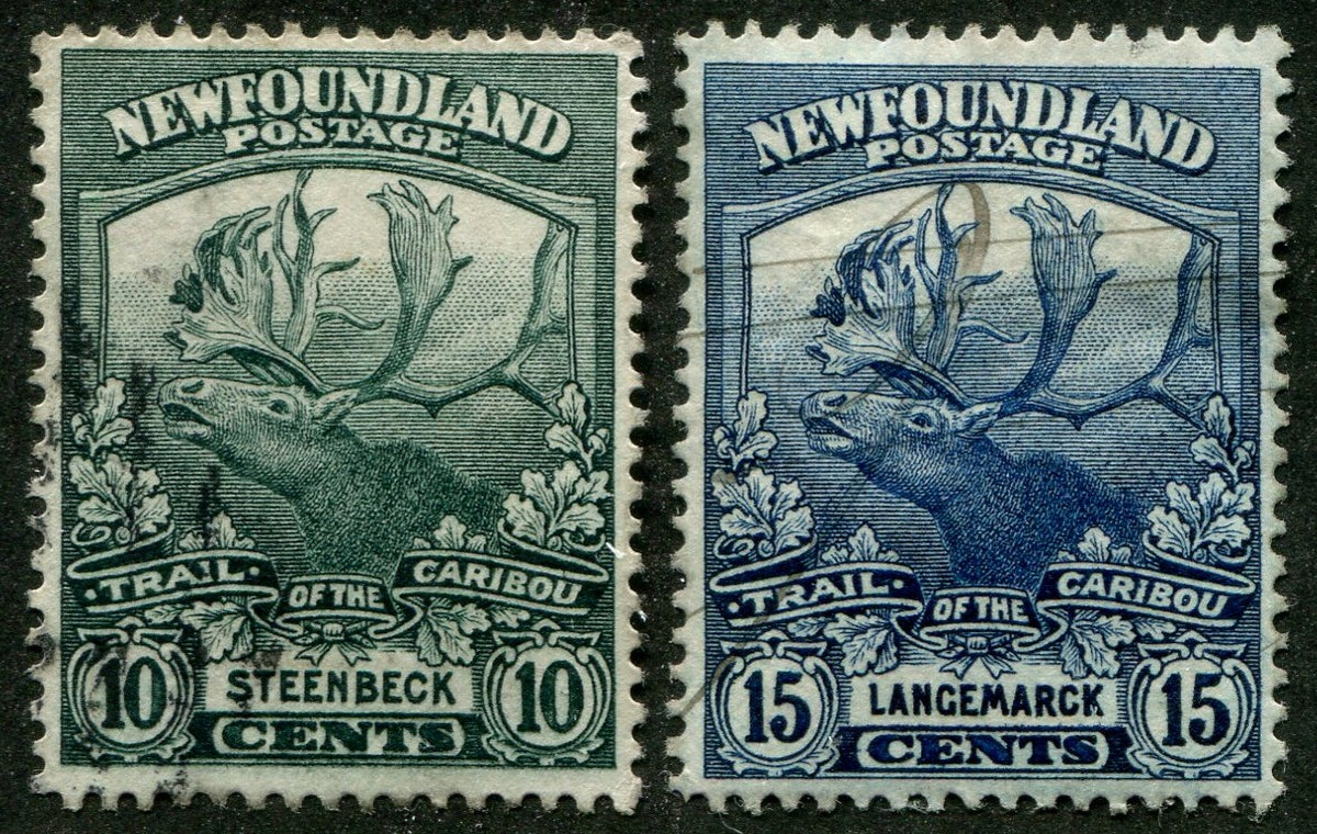 0122NF2603 - Newfoundland #122, 124 - Used
