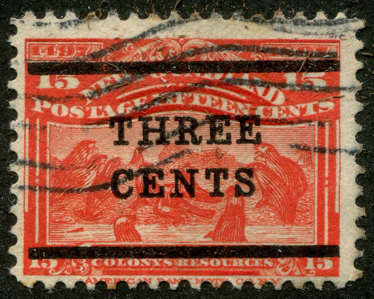 0130NF2506 - Newfoundland #130iii - Used Raised &#39;E&#39; Variety