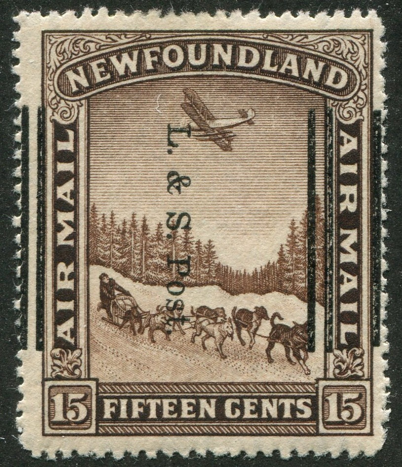 0211NF2507 - Newfoundland #211ii - Mint, Shifted Overprint