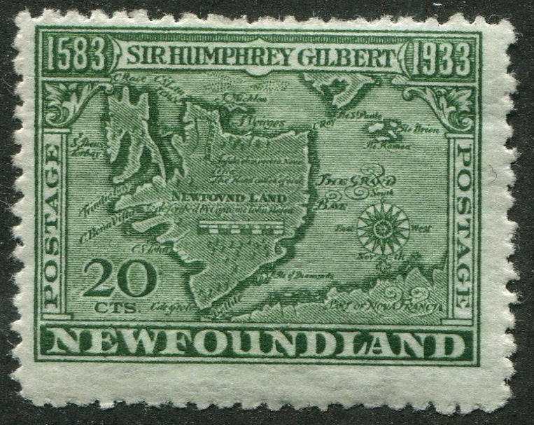 0223NF2506 - Newfoundland #223 - Mint, Unlisted Pinperf