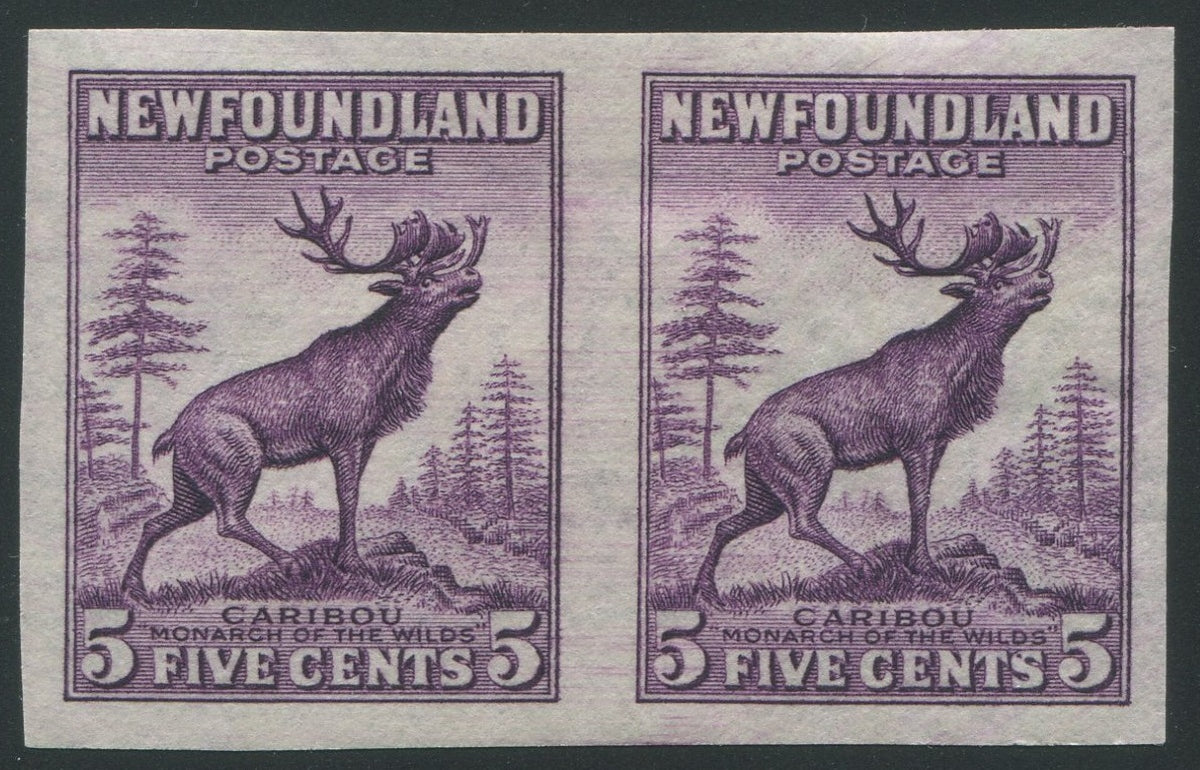 0257NF2312 - Newfoundland #257a  - Mint Imperf Pair