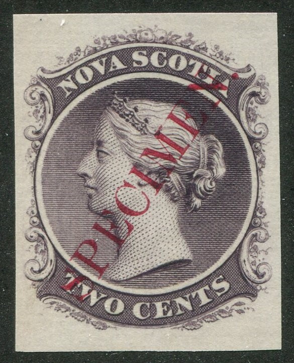 0009NS2511 - Nova Scotia #9TCiii - Plate Proof
