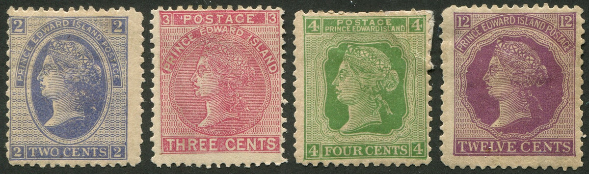 0012PE2508 - Prince Edward Island #12, 13, 14, 16 - Mint