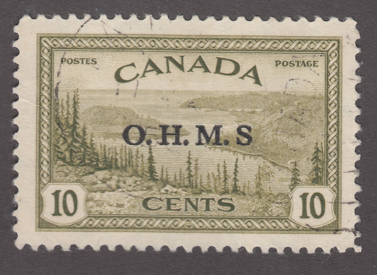 0352CA1707 - Canada O6a - Used, No Period Variety