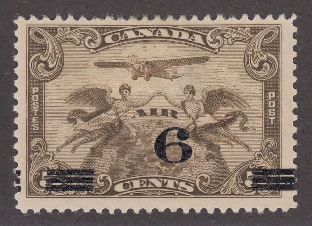 0003CA2101 - Canada C3ii - Mint, Shifted Overprint Variety