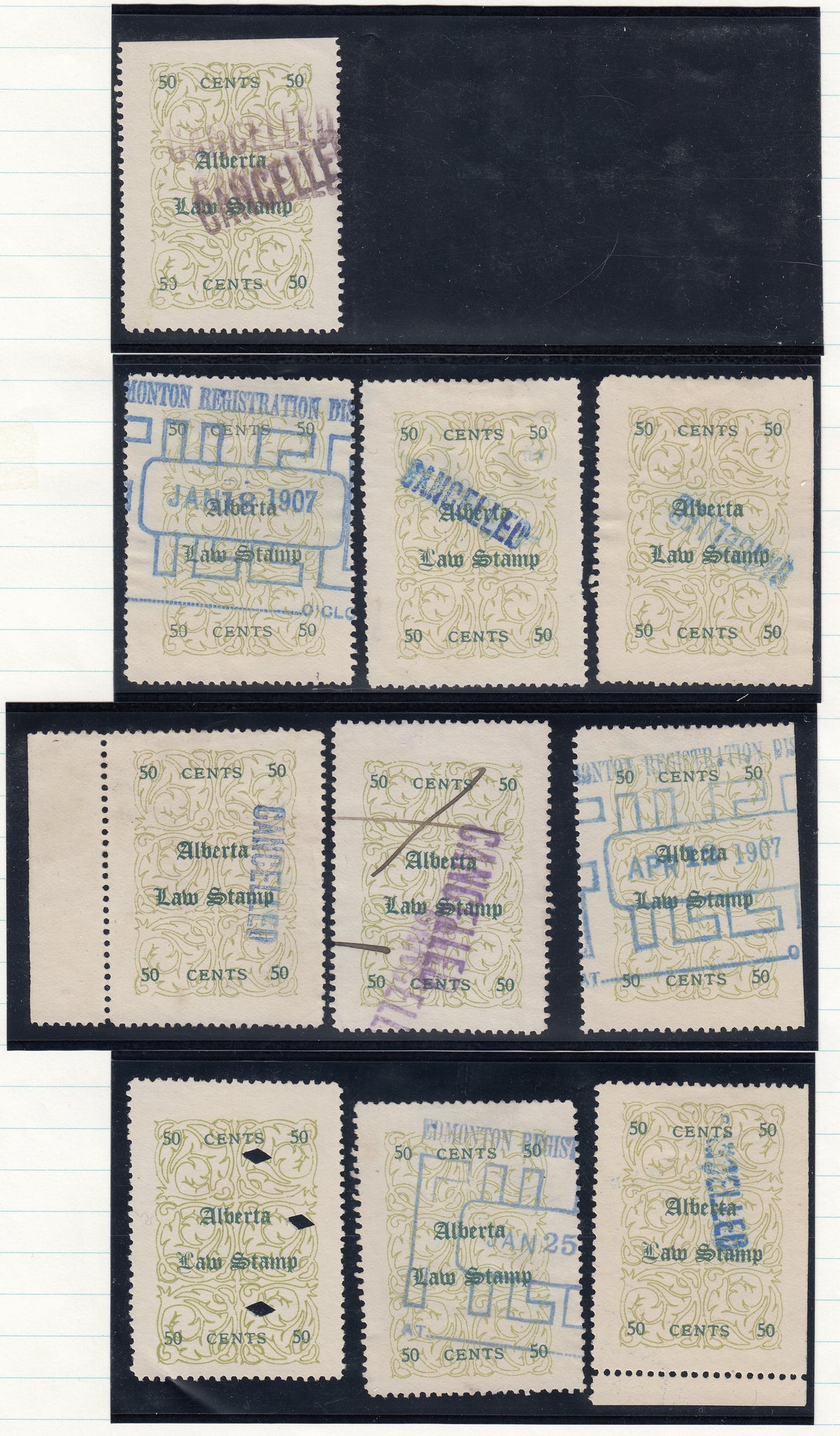 0012AL2101 - AL12 (L, b) - Used, Reconstructed Sheet