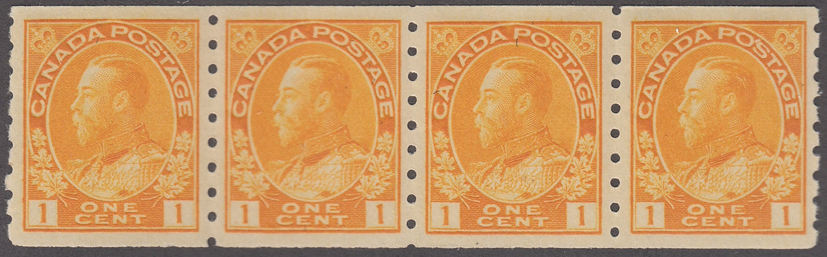 0126CA1801 - Canada #126d Coil Strip of 4