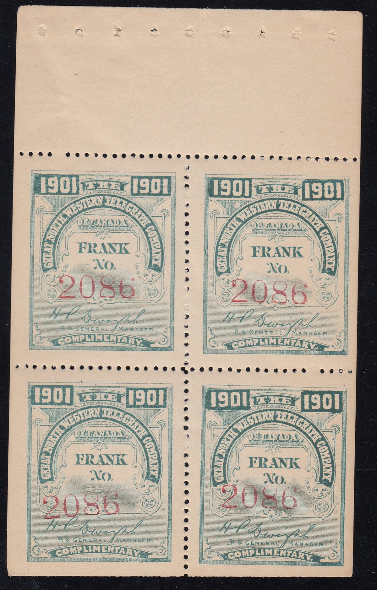 0061GN1712 - TGN12 - Mint Booklet Pane