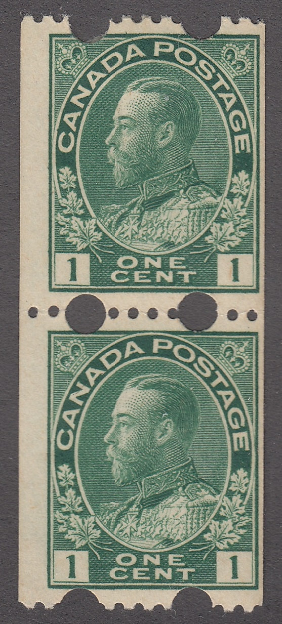 0131CA1806 - Canada #131iv Experimental Toronto Coil Pair