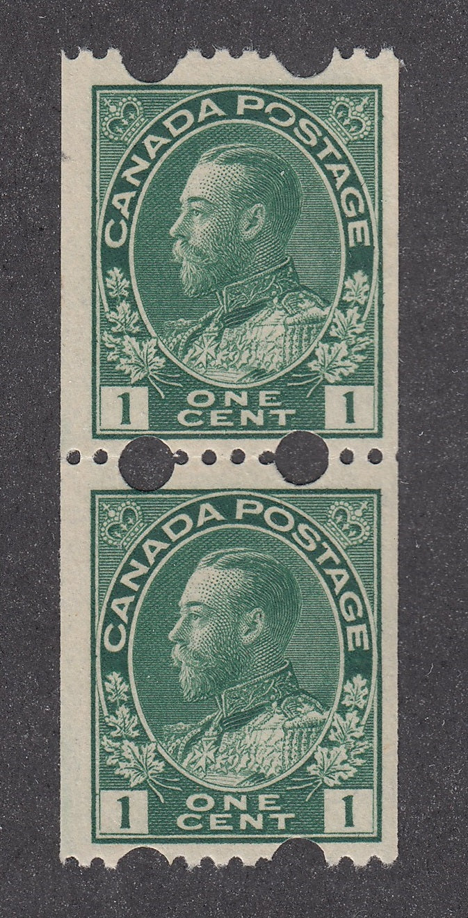 0131CA1807 - Canada #131iv - Experimental Toronto Coil Pair