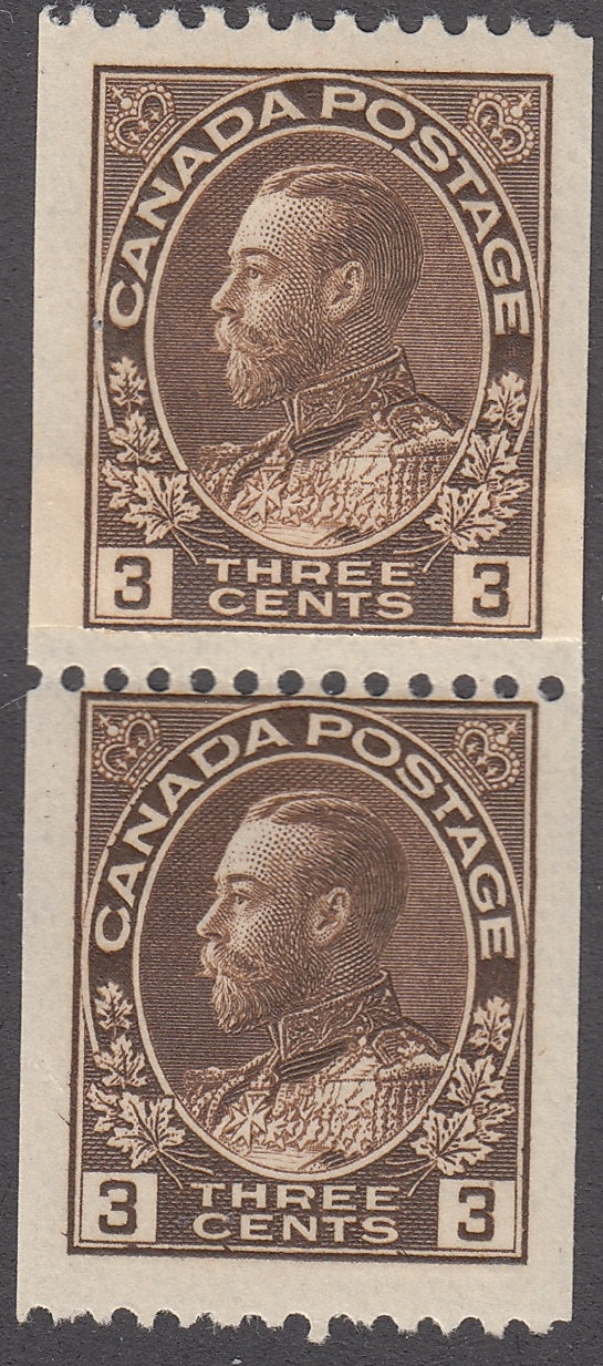 0134CA1801 - Canada #134i Mint Paste-up Pair