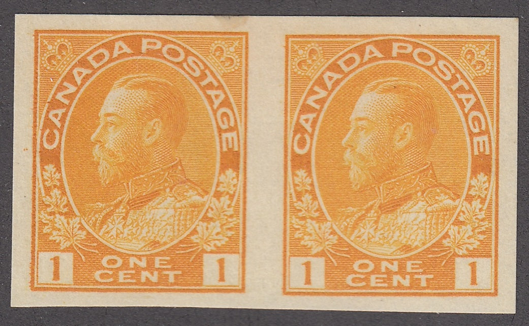 0136CA1801 - Canada #136 Mint Imperf Pair