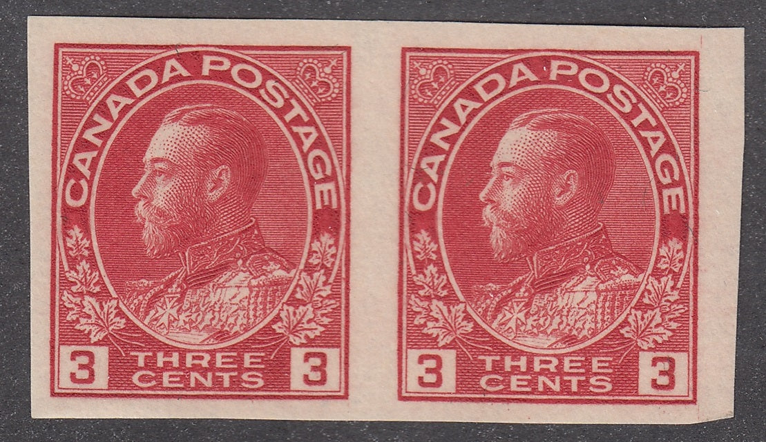 0138CA1801 - Canada #138 Mint Imperf Pair