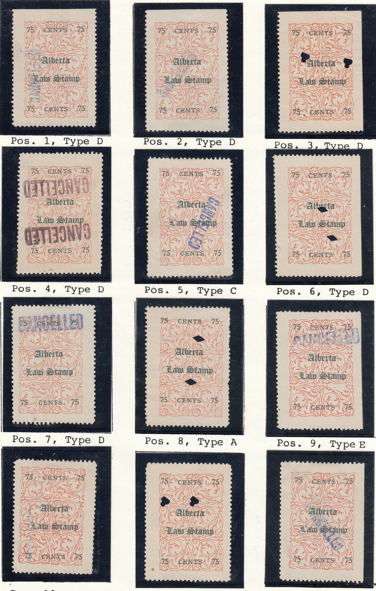 0014AL2101 - AL14 (L, b) - Used, Reconstructed Sheet, UNLISTED