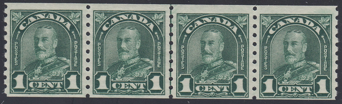 0179CA1801 - Canada #179i Mint Line Pair Strip of 4