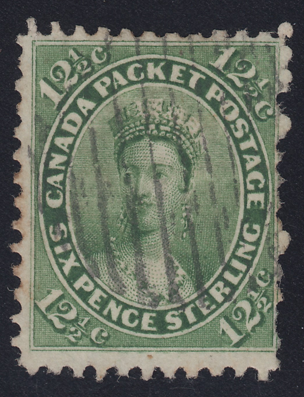 0018CA1712 - Canada #18iv - Used Major Re-Entry