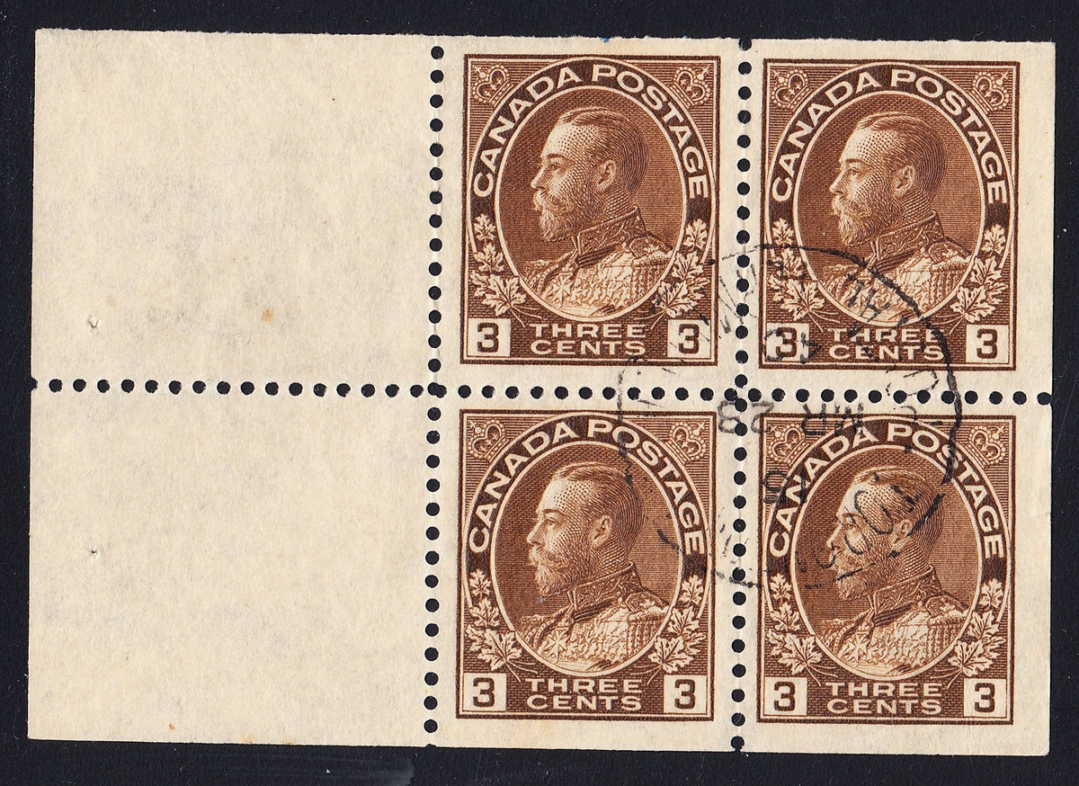 0108CA1708 - Canada #108a - Used Booklet Pane