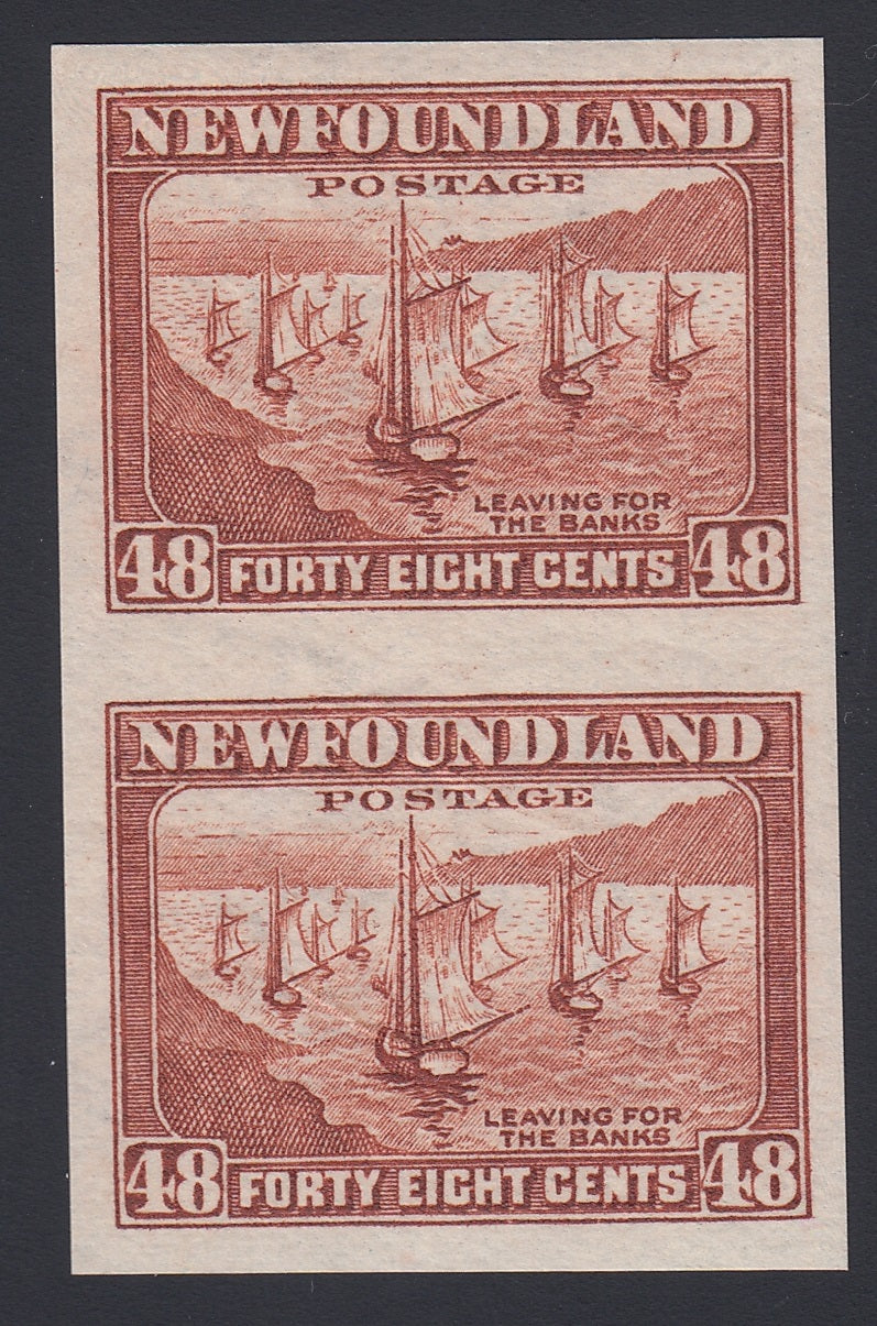 0199NF1712 - Newfoundland #199a - Mint Imperf Pair