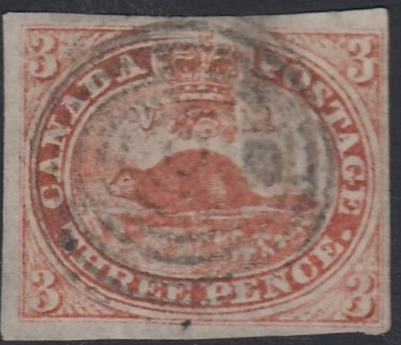 0001CA1712 - Canada #1a Used - Deveney Stamps Ltd. Canadian Stamps