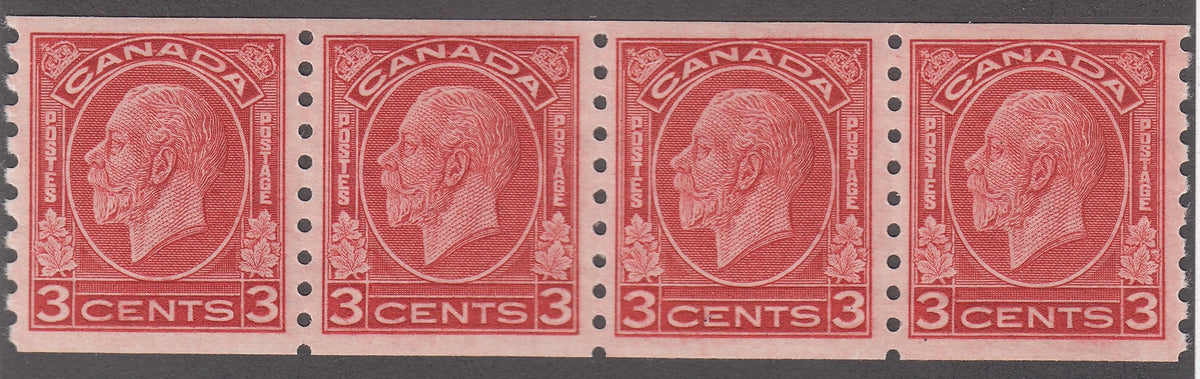 0207CA1801 - Canada #207 Mint Strip of 4