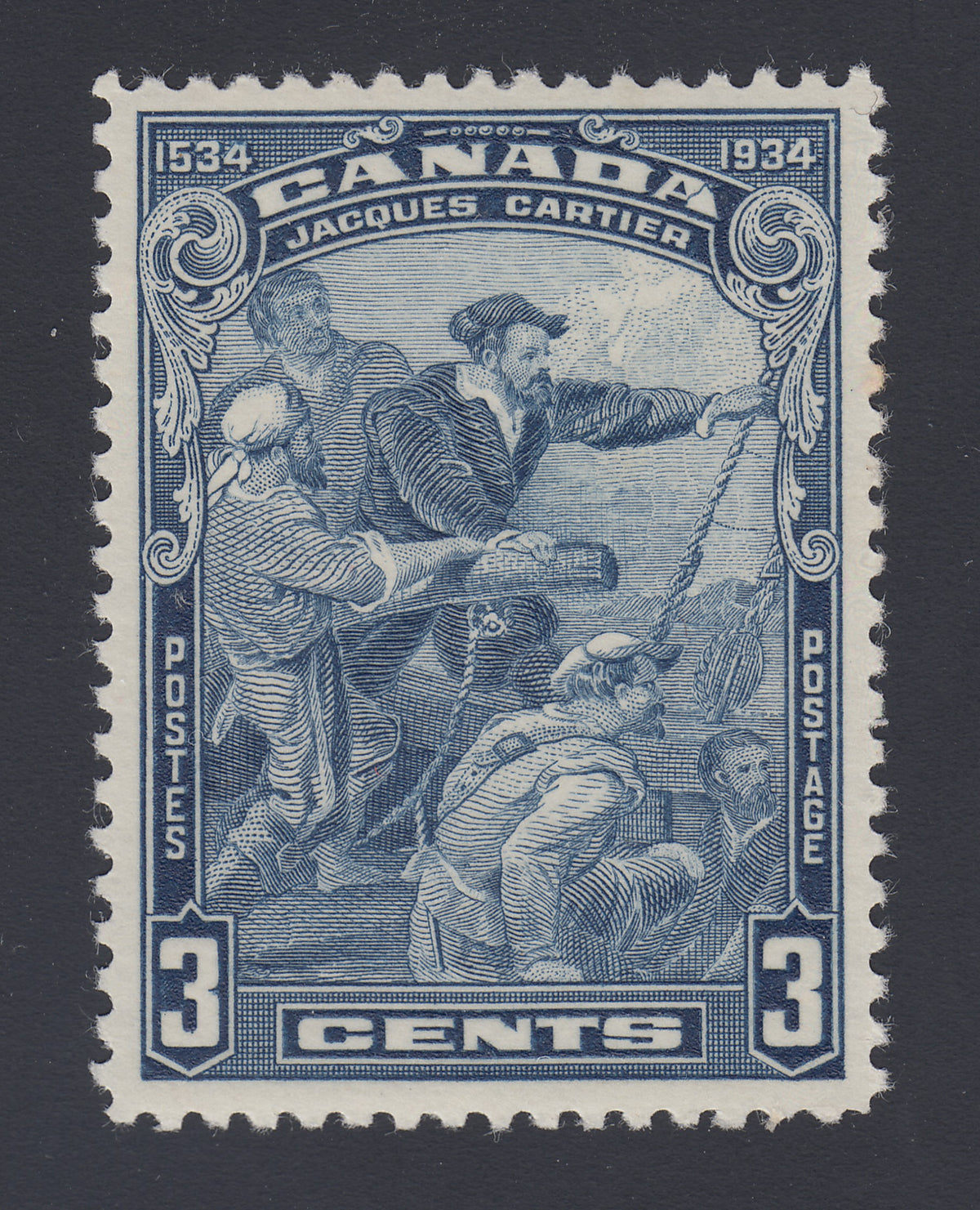 0208CA1807 - Canada #208 - Mint &#39;Topless 4&#39; Unlisted Variety