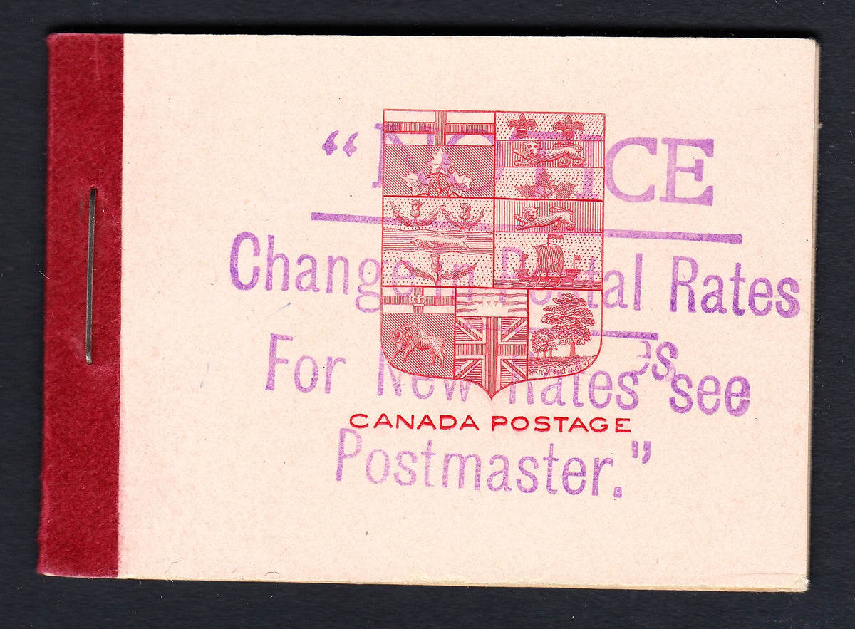 0106CA1708 - Canada BK5f - Complete Booklet