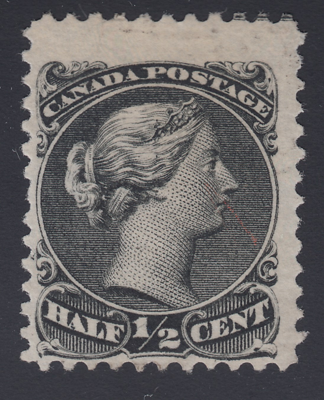 0021CA1801 - Canada #21v - Mint &#39;Spur&#39; Variety