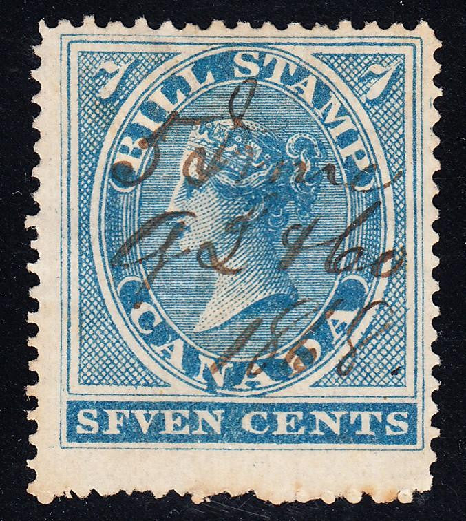 0007FB1708 - FB7a - Used &quot;SFVEN&quot; error - Deveney Stamps Ltd. Canadian Stamps