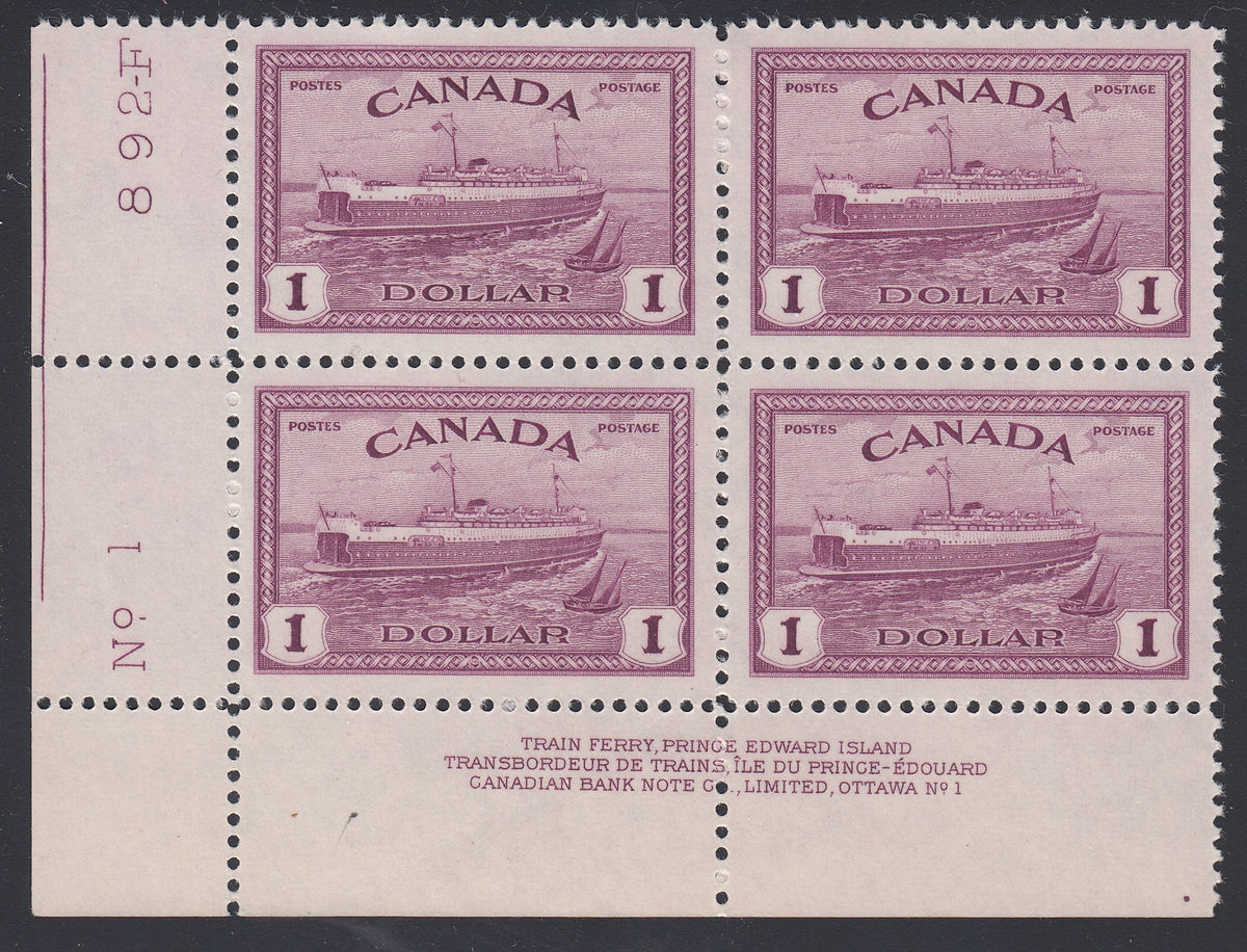 0273CA1808 - Canada #273 Plate Block of 4