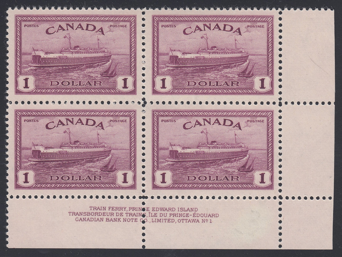 0273CA1807 - Canada #273 Plate Block of 4
