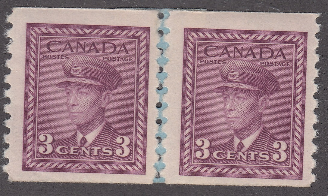 0280CA1801 - Canada #280 Mint PO Repair, Coil Pair