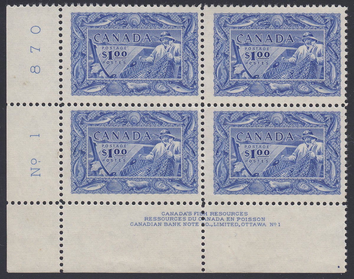 0302CA1807 - Canada #302 Plate Block