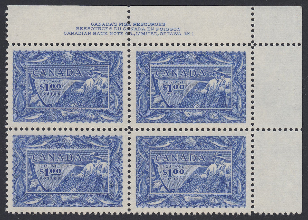 0302CA1807 - Canada #302 Plate Block