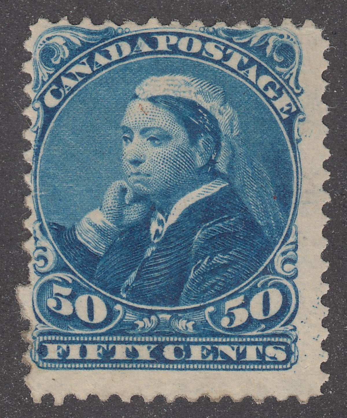 0047CA1807 - Canada #47 - Mint - Mark in &#39;A&#39; &amp; &#39;S&#39; Variety