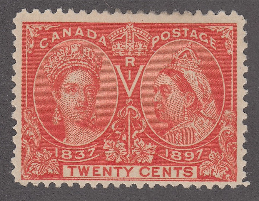 0058CA1807 - Canada #59 - Mint Major Re-Entry
