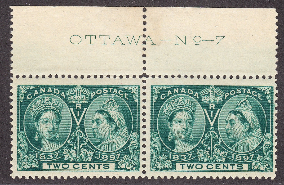 0052CA1708 - Canada #52 Plate Pair