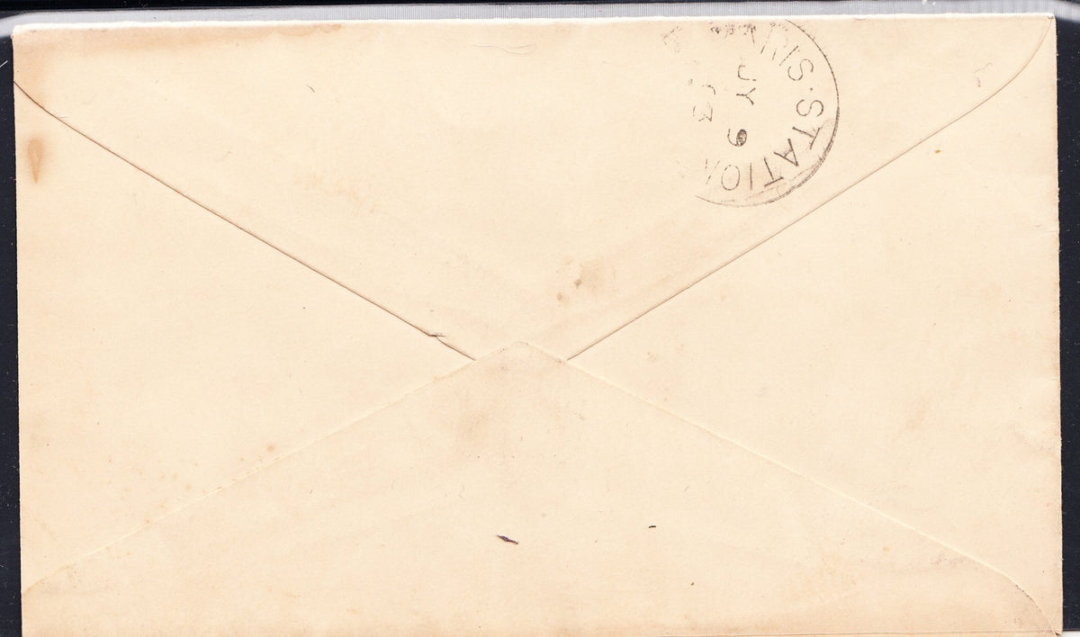 0075CA1809 - #75 Pair on &#39;Ingersoll&#39; Cover, MAJOR RE-ENTRIES