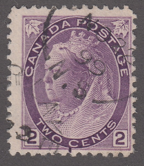 0076CA1805 - Canada #76iv - Used &#39;C-Flaw&#39;