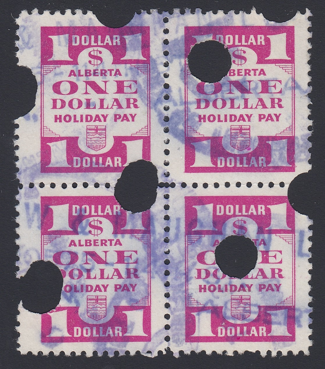 0054AL1712 - AV7 - Used Block of 4