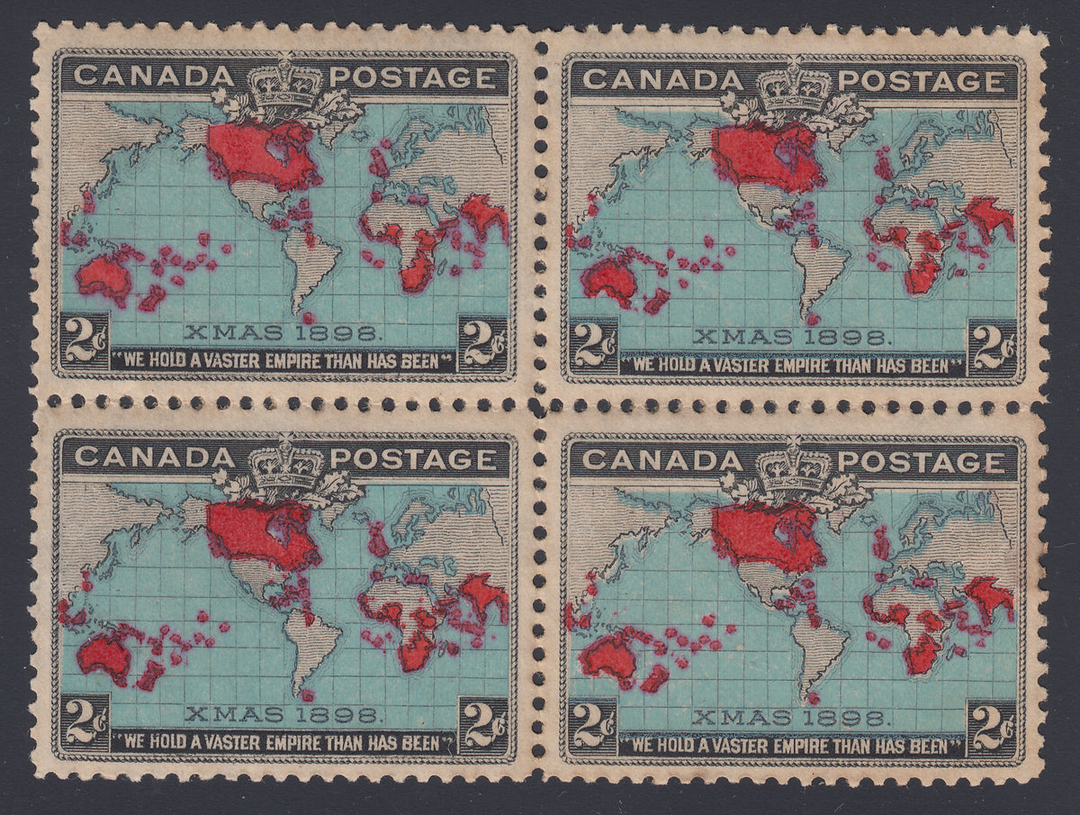 0086CA1805 - Canada #86 - Mint Block of 4, Re-entries