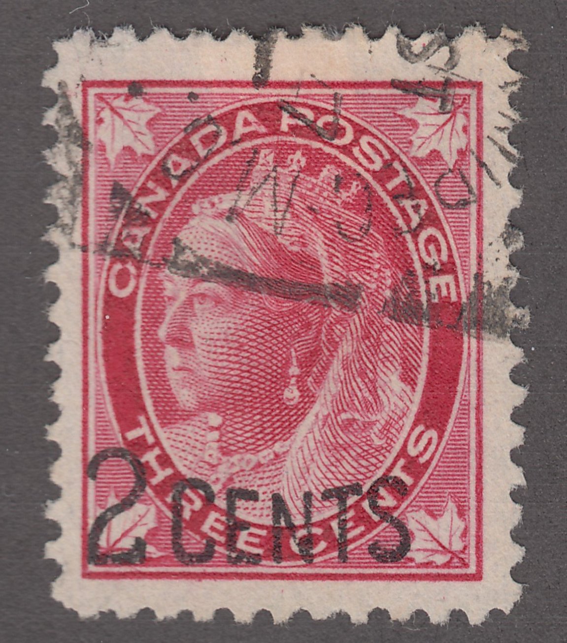 0087CA1807 - Canada #87 - Used - Unlisted Major Re-entry
