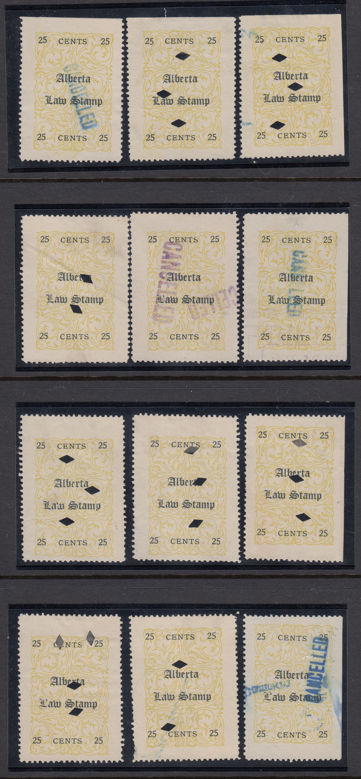 0008AL2101 - AL8 (L, c) - Used, Reconstructed Sheet