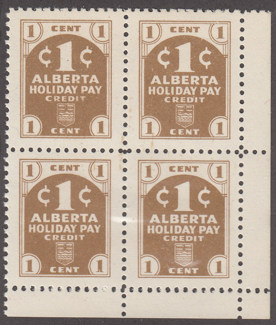 0056AL1803 - AV9 - Mint Block of 4